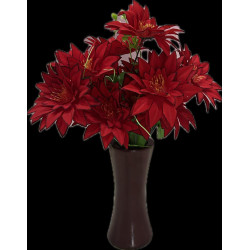 Artificial Red Flower Stem